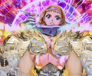 パチンコPクイーンズブレイド3 レイナVer.の聖なる予告運命の画像