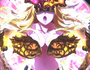 パチンコPクイーンズブレイド3 レイナVer.のVSリーチの画像