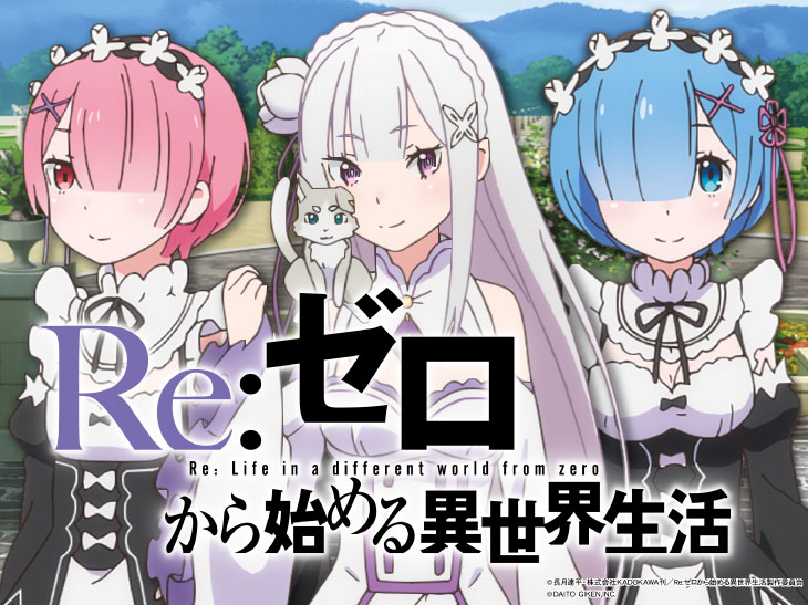パチンコP Re:ゼロから始める異世界生活のキャラ画像　リゼロ