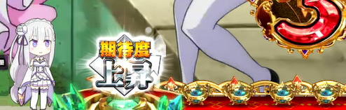 パチンコP Re:ゼロから始める異世界生活の期待度上昇保留