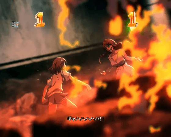 パチンコPとある科学の超電磁砲2の御坂美琴vs麦野沈利