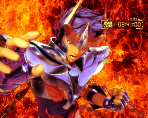 パチンコP聖闘士星矢 超流星LIGHTの一輝出現