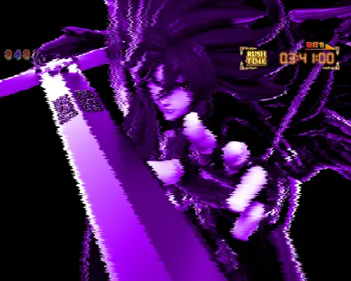 パチンコP聖闘士星矢 超流星LIGHTのハーデスアクション剣構え