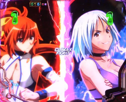 パチンコP世界でいちばん強くなりたい！のエレナにタッチ画像