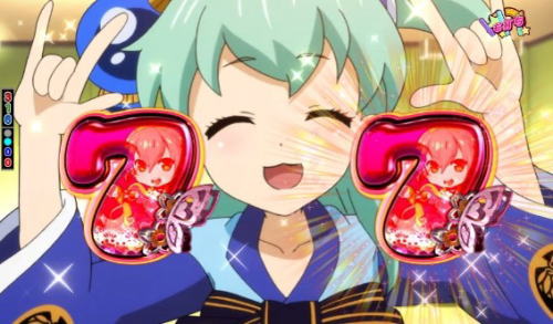 パチンコぱちんこ戦国コレクションのチャンスアップ画像