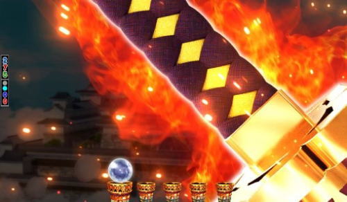 パチンコぱちんこ戦国コレクションの赤刀身画像