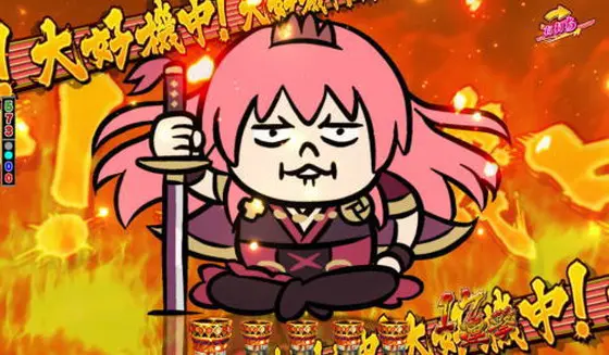 パチンコぱちんこ戦国コレクション天魔99の背景変化
