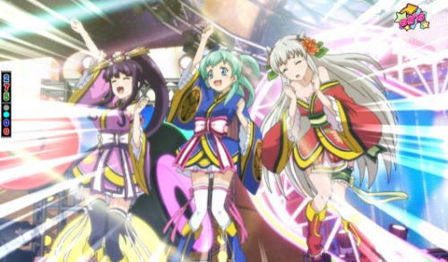ぱちんこ戦国コレクションBLACKのライブを成功させろ演出チャンスアップの画像