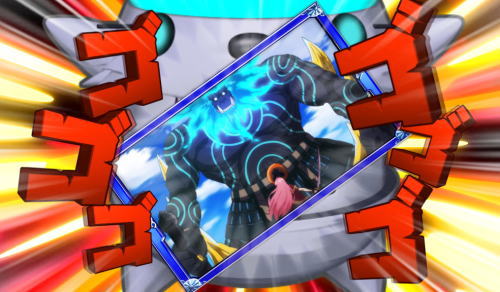 ぱちんこ戦国コレクションBLACKのゴザルニャン吸い込み予告の画像