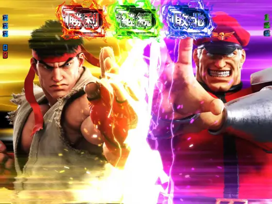 パチンコPストリートファイターV K.O.RUSH LIGHT EDITIONのベガ最終決戦