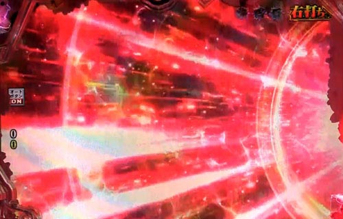 パチンコP真・花の慶次3の沖パチRUSH:昇格演出(赤)