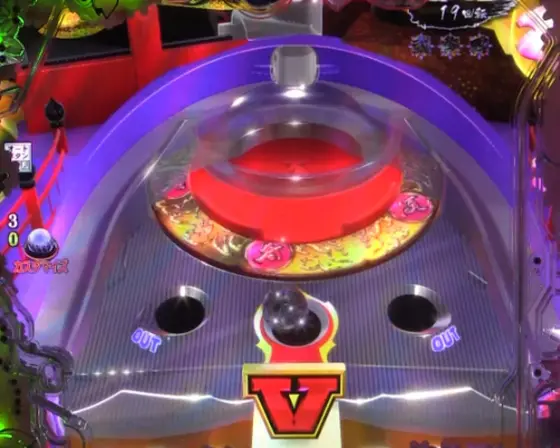 パチンコP真・花の慶次3 99ver.のハネの慶次V画像