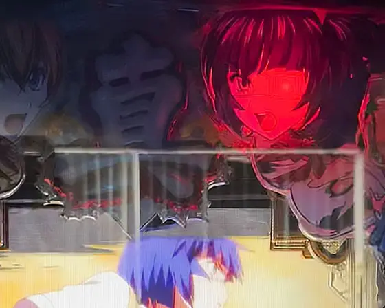 パチンコP真・一騎当千 Light Ver.の呂蒙眼光フラッシュ予告