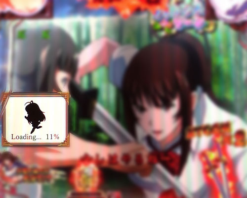 パチンコP真・一騎当千のSPリーチ中NowLoading予告