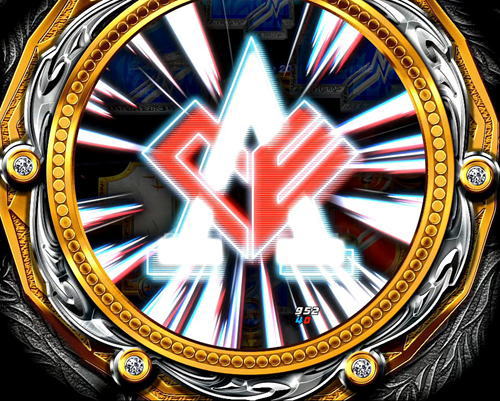 パチンコP新日本プロレスリングのロゴイルミ予告