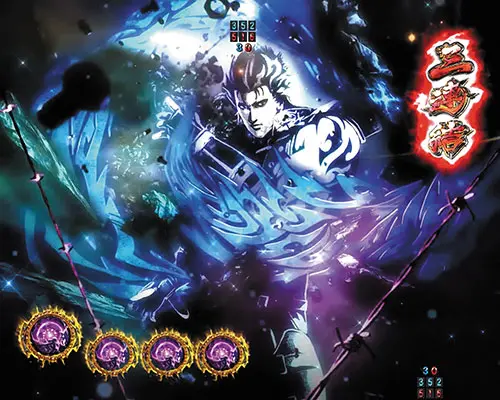 パチンコP真・北斗無双 第4章の墨演武予告:レイ