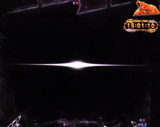 パチンコP真・北斗無双 第4章 下剋上闘のブラックアウト発生画像