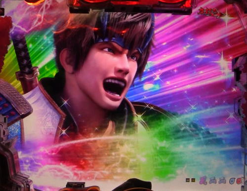 パチンコP新鬼武者 DAWN OF DREAMSの鬼門連打成功