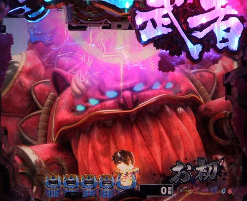 パチンコP新鬼武者 DAWN OF DREAMS 甘デジのキャラリーチキュイン