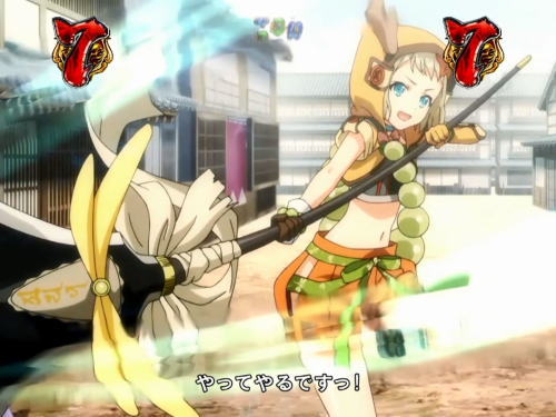 パチンコP戦国†恋姫 Vチャージverの恋姫日常リーチ