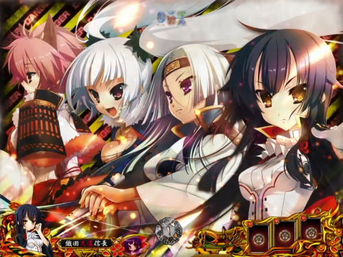 パチンコP戦国†恋姫 VチャージverのDANGER柄