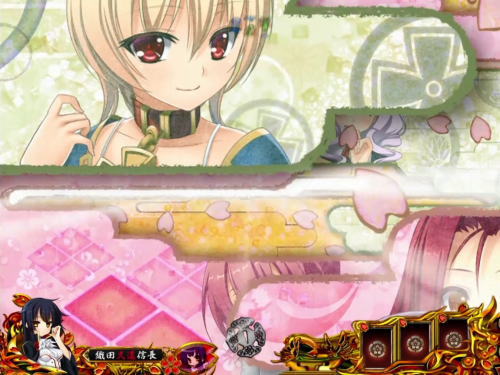パチンコP戦国†恋姫 Vチャージverの背景チェンジ予告