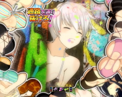 パチンコP閃乱カグラ2 パイまみれ99Ver.のぎゅうぎゅう通りぬけCHALLENGE中演出画像