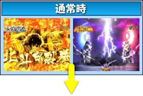 パチンコP蒼天の拳 双龍の通常時の画像