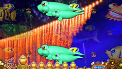 パチンコPスーパー海物語IN JAPAN2金富士 199Ver.ナイアガラ花火リーチの画像