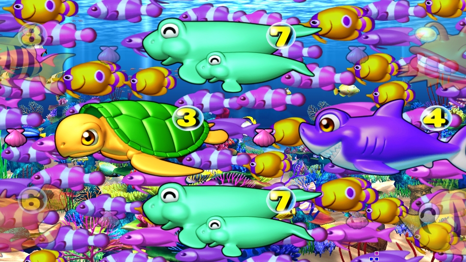 パチンコPスーパー海物語 IN 沖縄5の海魚群の画像