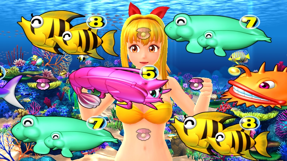 パチンコPスーパー海物語 IN 沖縄5の海マリンちゃんの画像