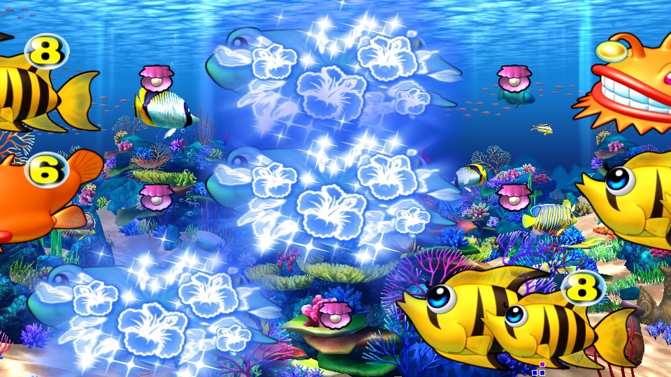 パチンコPスーパー海物語 IN 沖縄5のチャンス目青の画像