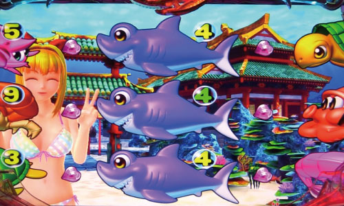 パチンコPスーパー海物語 IN 沖縄5の偶数図柄の画像