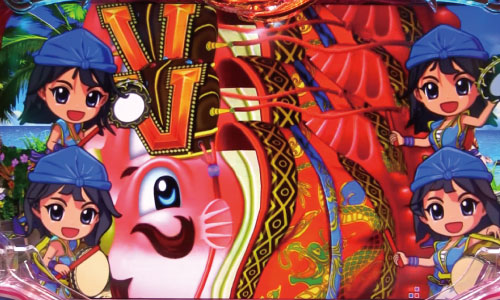 パチンコPスーパー海物語 IN 沖縄5のキングマンボウルーレットの画像