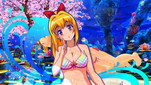 パチンコPスーパー海物語 IN 沖縄5 桜ver.199の仕草予告の画像