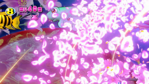 パチンコPスーパー海物語 IN 沖縄5 桜ver.199の大桜テンパイあおりの画像
