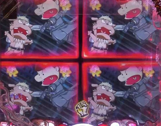 パチンコP世紀末・天才バカボン～神 SPEC 凱旋～のマルチ4ライン画像