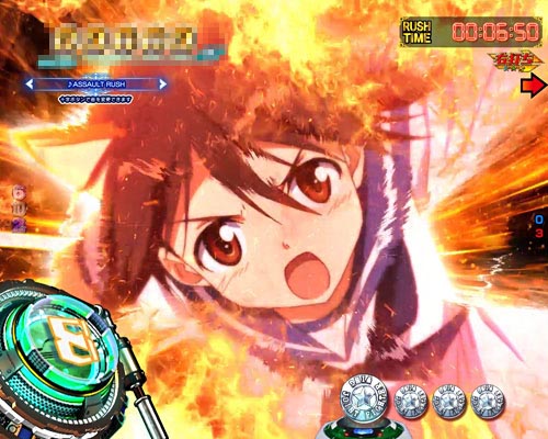 パチンコPストライクウィッチーズ2 129ver.のASSAULT RUSH:1～13回転
