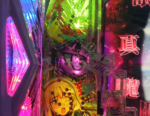パチンコPストライクウィッチーズ2 129ver.のバトルSPリーチの裏ボタン予告