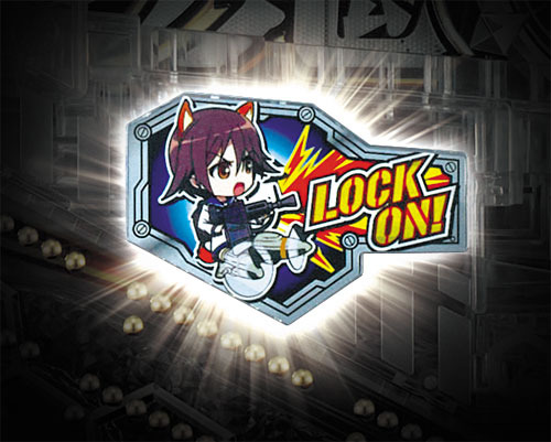 パチンコPストライクウィッチーズ2のLOCK ON!ランプ予告