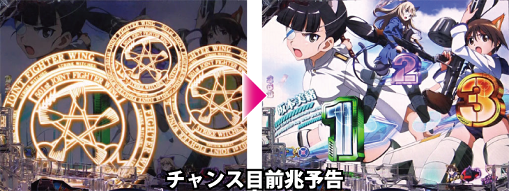 パチンコ機種名のチャンス目前兆予告