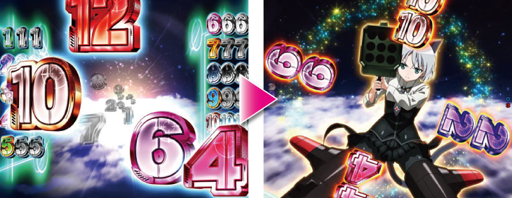 パチンコPストライクウィッチーズ2 129ver.のサーニャ:図柄タイプ