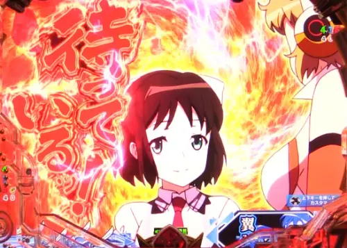 パチンコPフィーバー戦姫絶唱シンフォギア3 黄金絶唱の撃槍ガングニールだッ！カットイン予告画像
