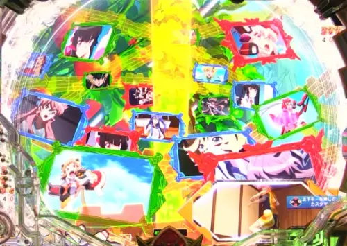 パチンコPフィーバー戦姫絶唱シンフォギア3 黄金絶唱のモニタSU予告画像