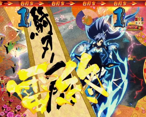パチンコPフィーバー戦姫絶唱シンフォギア3 黄金絶唱の翼モード中リーチ技画像