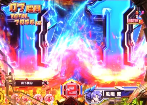 パチンコPフィーバー戦姫絶唱シンフォギア3 黄金絶唱のテンパイ煽り予告翼画像