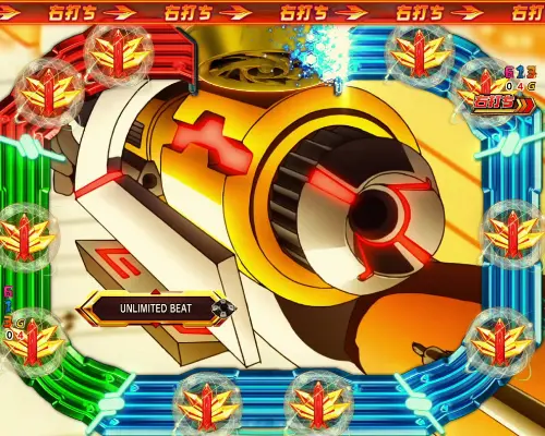 パチンコPフィーバー戦姫絶唱シンフォギア3 黄金絶唱のメーター色画像