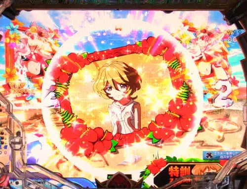 パチンコPフィーバー戦姫絶唱シンフォギア3 黄金絶唱の特訓モード専用リーチ後予告