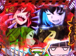 パチンコ シンフォギア2のオートスコアラー予告