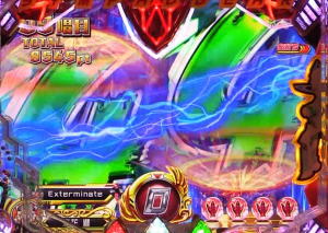 パチンコ シンフォギア2のテンパイ煽りパターン予告